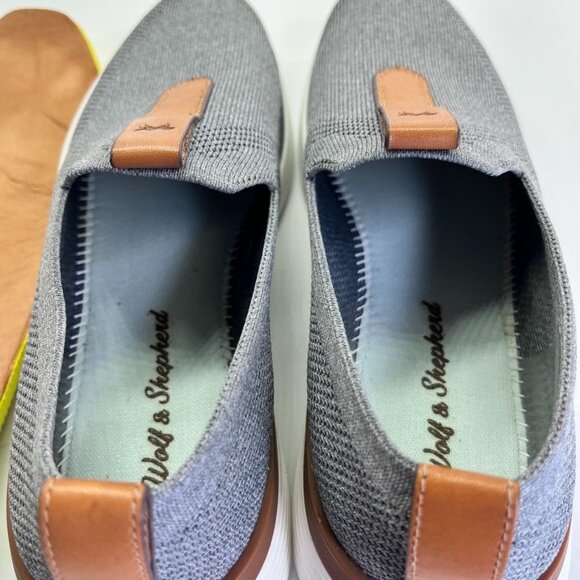 Wolf & Shepherd Swiftknit Loafer In Gray Mens Size 6 Womens Size 8 - Picture 15 of 16
